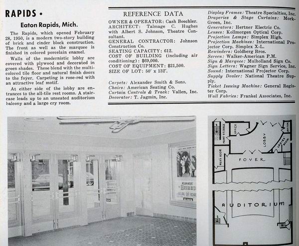 Rapids Theatre - From Ron Gross